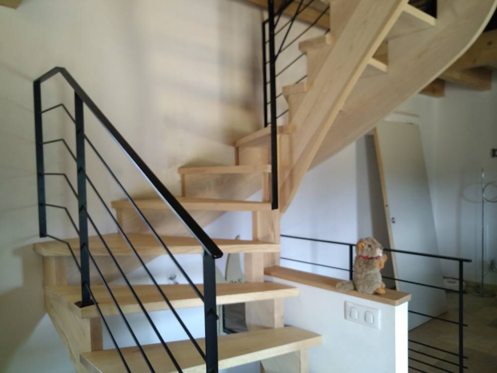 Escalier en bois réalisation