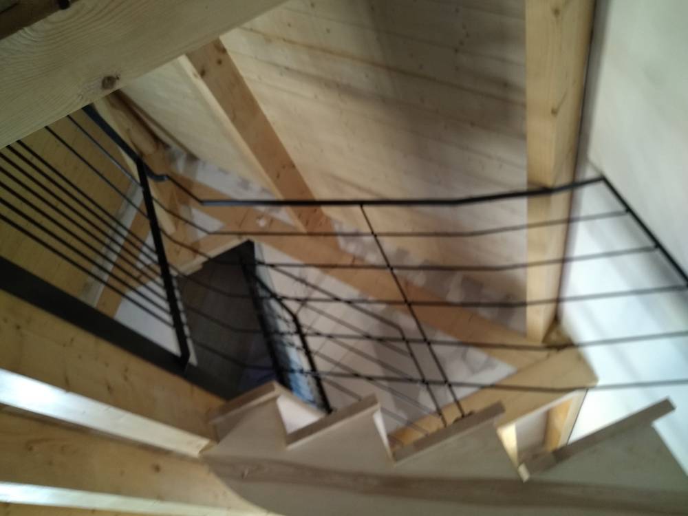 Escalier vu d'en bas